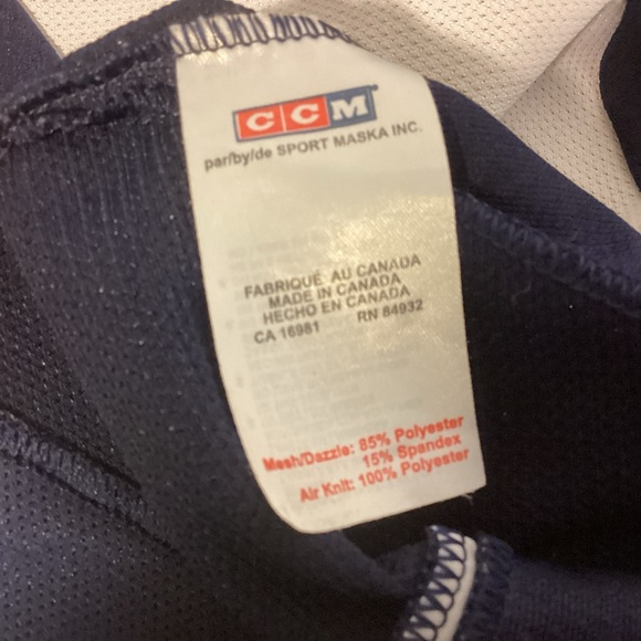 CCM Buffalo Sabers Blue And Gold Jersey size XL made in Canada - Picture 6 of 10